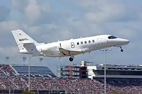 デイトナビーチ国際空港から離陸するサイテーション・ラティチュード