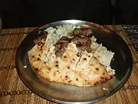 サラエヴォの名物料理の一つであるチェヴァプチチ