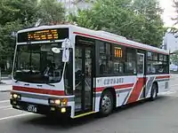 川崎市交通局⇒北海道中央バスワンステップバス KC-LV380L(いすゞバス車体)