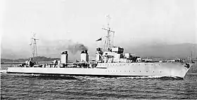 仏海軍のシャカル級。戦間期の大型駆逐艦の嚆矢となった。