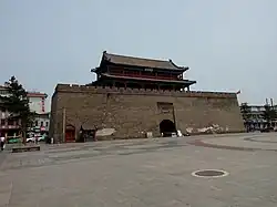 宣化古城の昌平門(拱極楼)