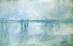 クロード・モネ「チャリングクロス橋、ロンドン」 (1901)