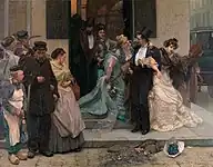 "At Dawn（暁）"(1875)  ベルギー王立美術館蔵