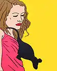 チャールズ・トムソン『ロンドンでシングルの女はすぐそばのネズミから6インチも離れていない』(A Single Woman in London Is Never more than Six Inches from the Nearest Rat) - どこにいても必ず6フィート以内にネズミがいるというイギリスの都市伝説のもじり