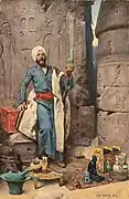 「翡翠の像を売る男」(1884)
