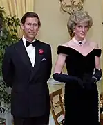 チャールズ王太子とダイアナ妃夫妻（1985年撮影）