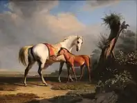 馬と子馬 (1846)
