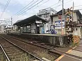 出町柳方面ホーム