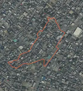 茶与町(2011年)出典:『国土交通省「国土画像情報(カラー空中写真)」(配布元:国土地理院地図・空中写真閲覧サービス)』