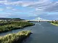 台26線からみた車城福安橋（郷道屏152線）