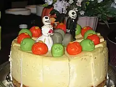 ハロウィンチーズケーキ