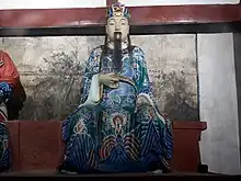 成都武侯祠の陳震塑像