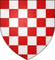 チェッキーChecquy argent and gules