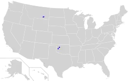 Cheyenne language spread in the United States.