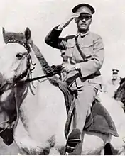 国民革命軍を率いる蔣介石(1926年)