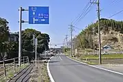 香取市小見の県道55号交点付近（2023年3月）