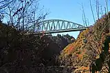右岸下流側、低水路より望む。