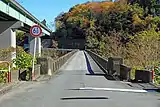 櫻橋の左岸側橋詰より望む。