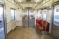 優先席と車椅子スペース（デハ7506）