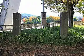 初代秩父橋の親柱