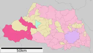 秩父市位置図