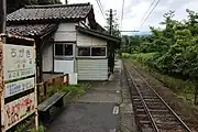 ホームと駅名標(2020年7月)