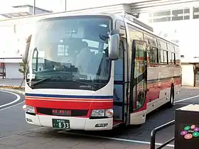 千曲バス(上田駅にて)