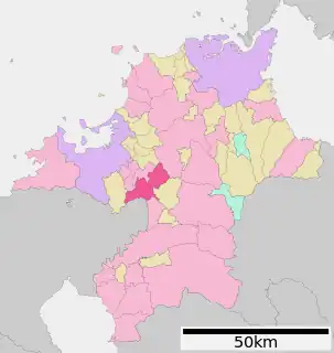 筑紫野市位置図