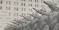 1942年、チリ軍の兵士による敬礼