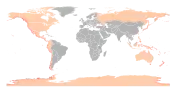ピンクで示されているのが津波が到達すると予想された地域