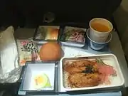 中華航空の機内食(2014年10月の撮影)