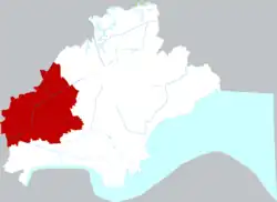 嘉興市中の桐郷市の位置