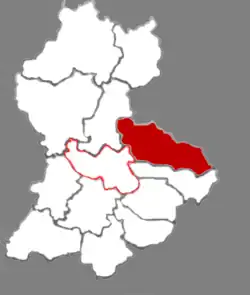 交城県の位置