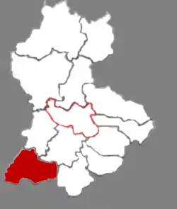 石楼県の位置