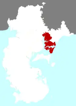 坡頭区の位置