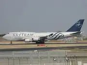 ボーイング747-400（スカイチーム塗装）