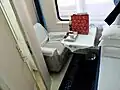 京九直通列車の高級軟臥車車内