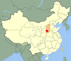 臨汾市の位置