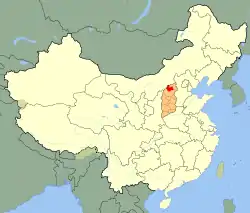 朔州市の位置