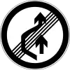 解除追越し禁止