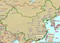 中国の原発マップ