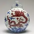 景徳鎮窯・円潤転龍壺・18世紀清朝