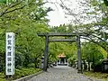 知覧町護国神社参道と鳥居