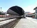 同駅のプラットホーム（一般路線）