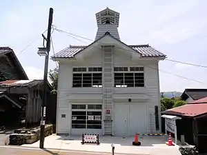 智頭消防団本町分団屯所（2013年5月撮影）