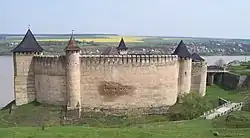 ホティン城の全景