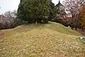 前方部から後円部を望む