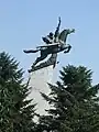 平壌の千里馬像