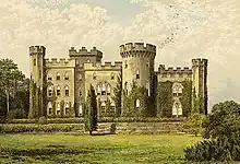 "The County Seats of the Noblemen and Gentlemen of Great Britain and Ireland"挿絵