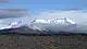 Ngozumpa Kang I genau in der Bildmitte, rechts Cho Oyu, links Gyachung Kang